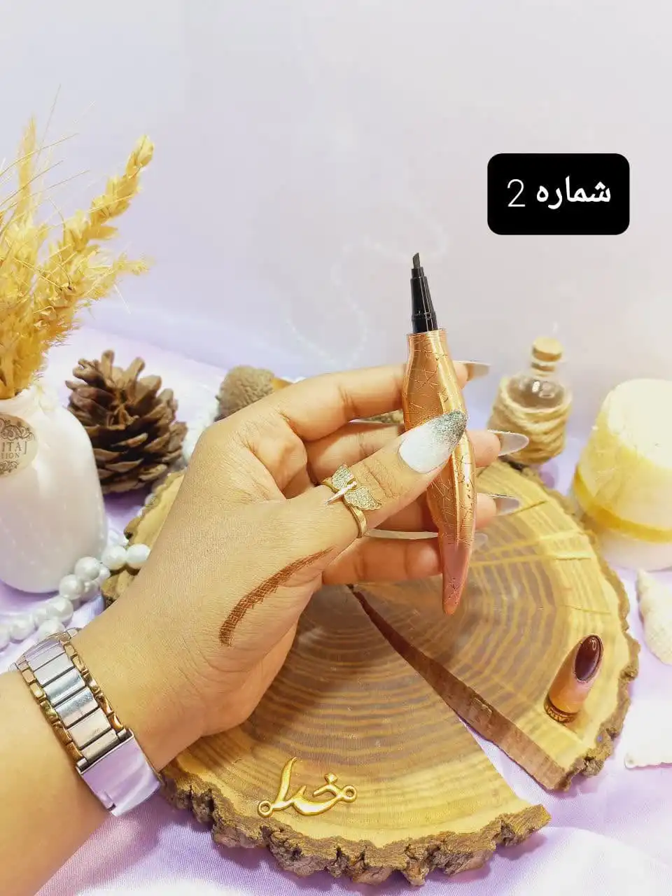 هاشور ابرو 4 خط شکل پر از برند معروف تایلامی TAILAIMEI کد E079