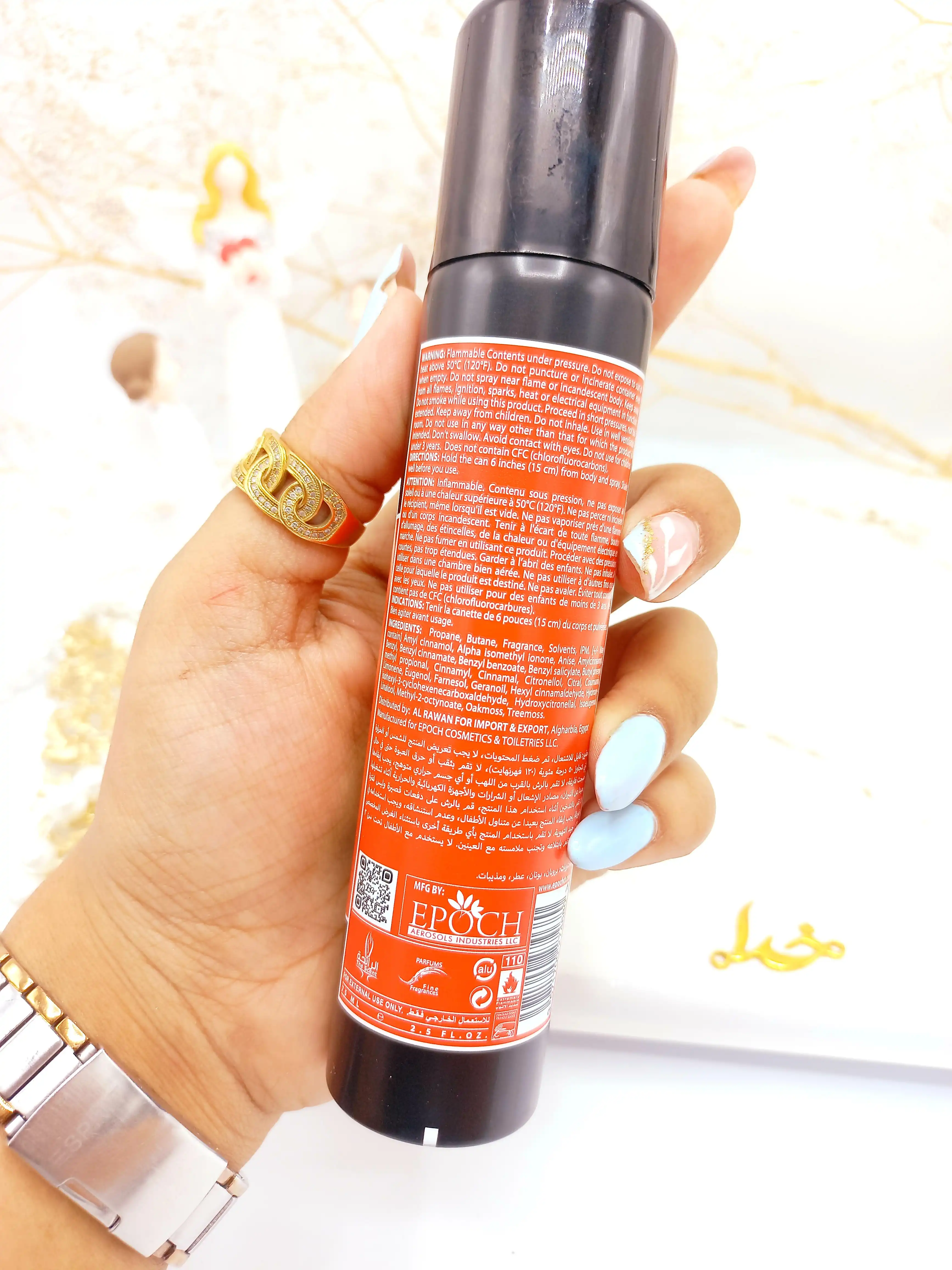 اسپری خوشبو کننده 75ml مدل DE Santos کد 4680