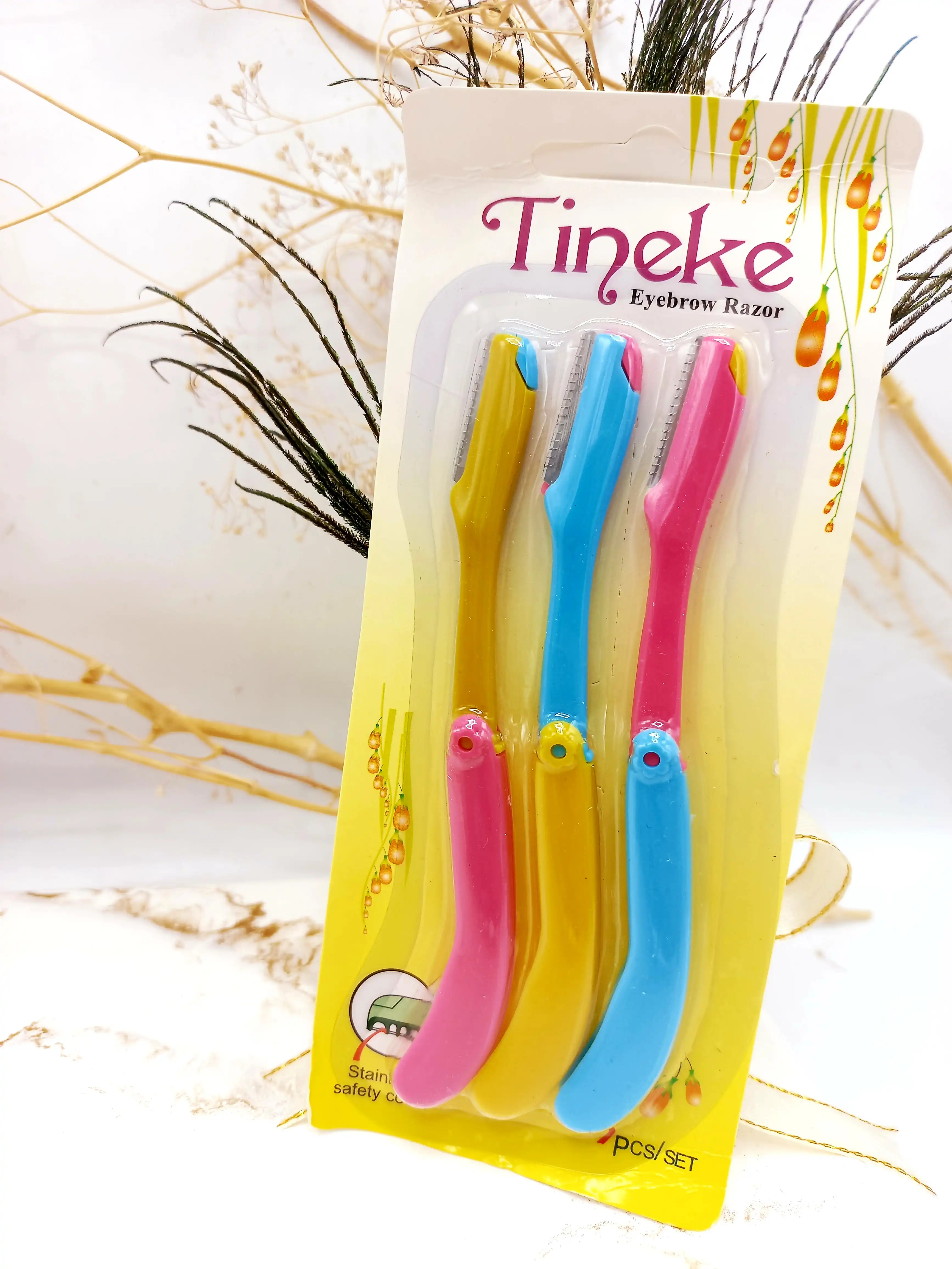 پک تیغ ابرو 3 عددی تینکه تاشو Tineke کد 3097