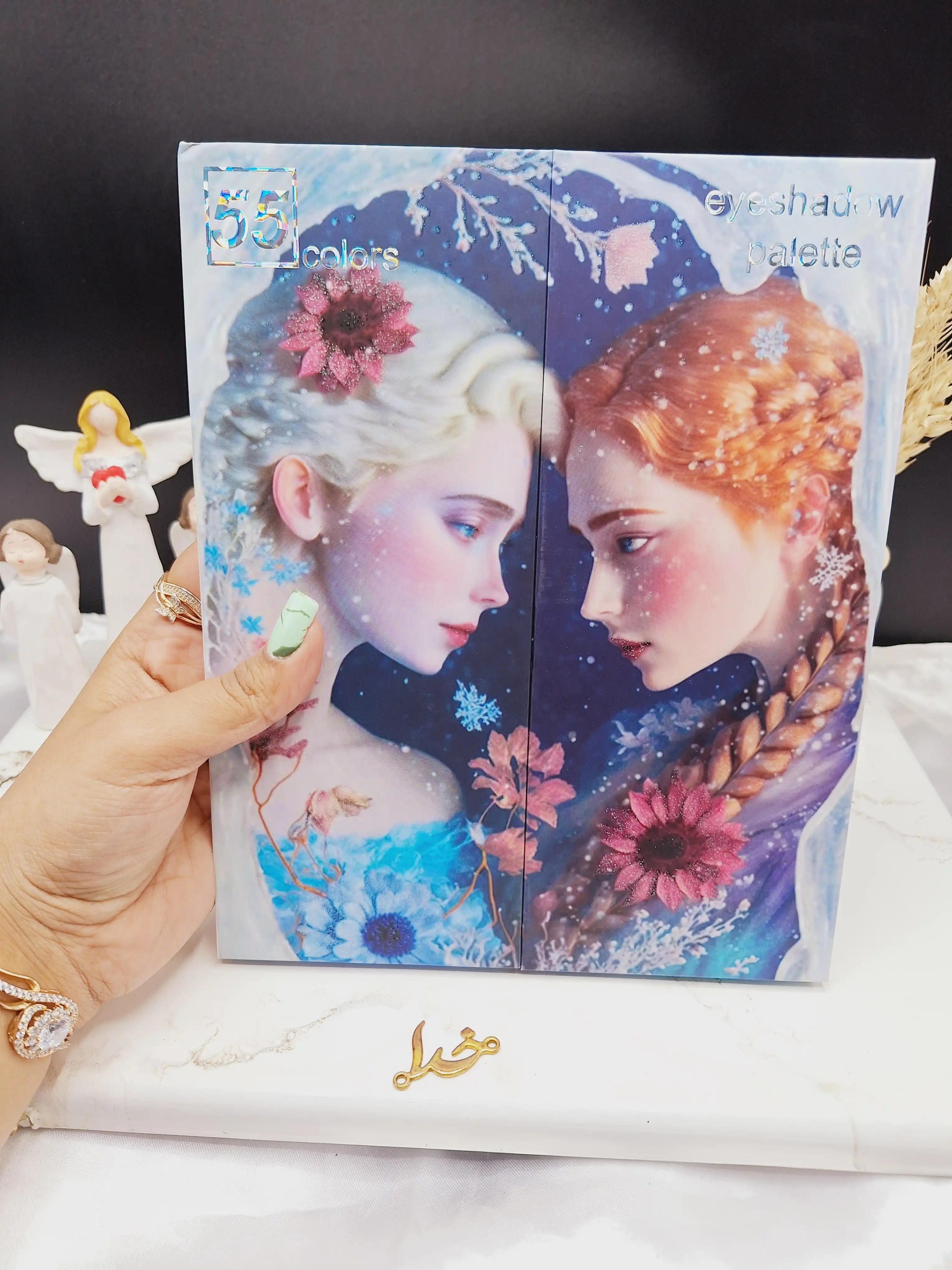 پالت سایه کتابی ۵۵ رنگ فروزن کد TZY_0013