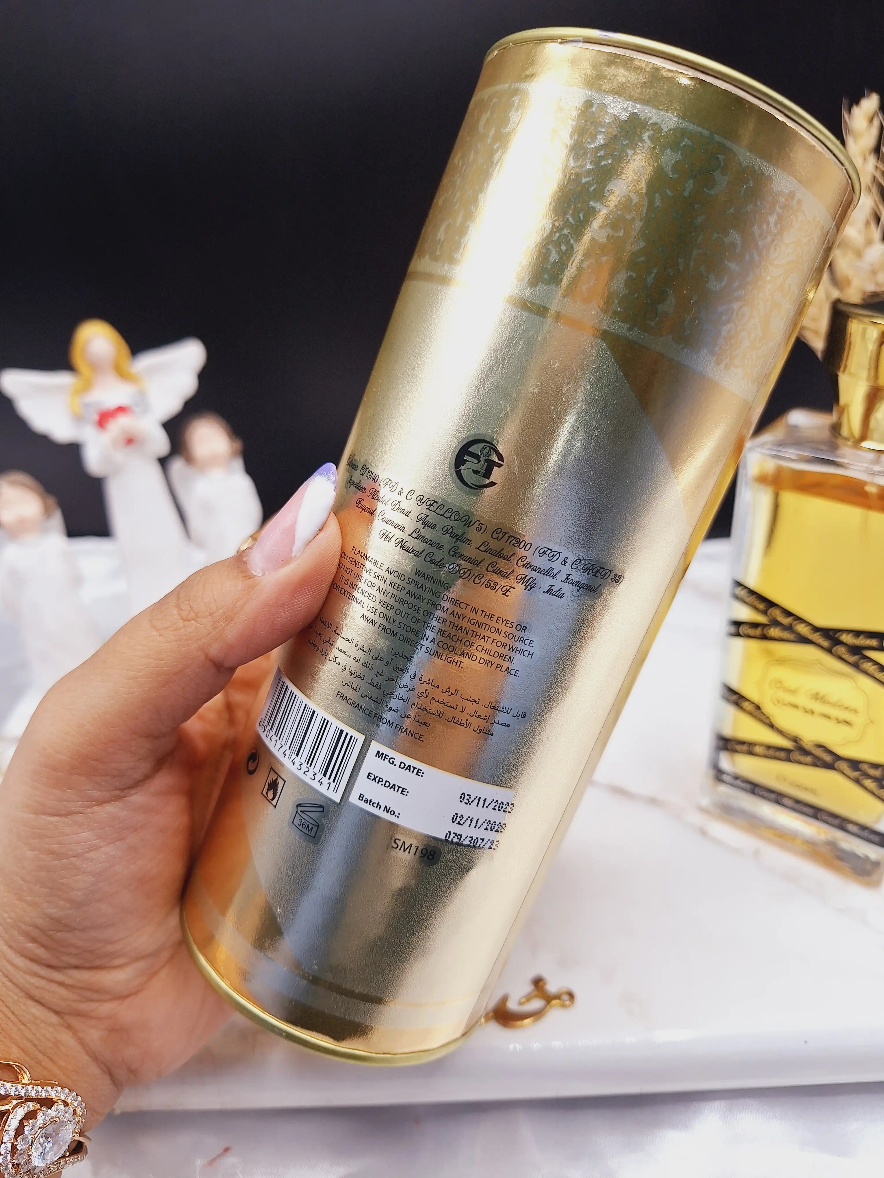 ادکلن 100ml عود مودرن قوطی فلزی کد 2341