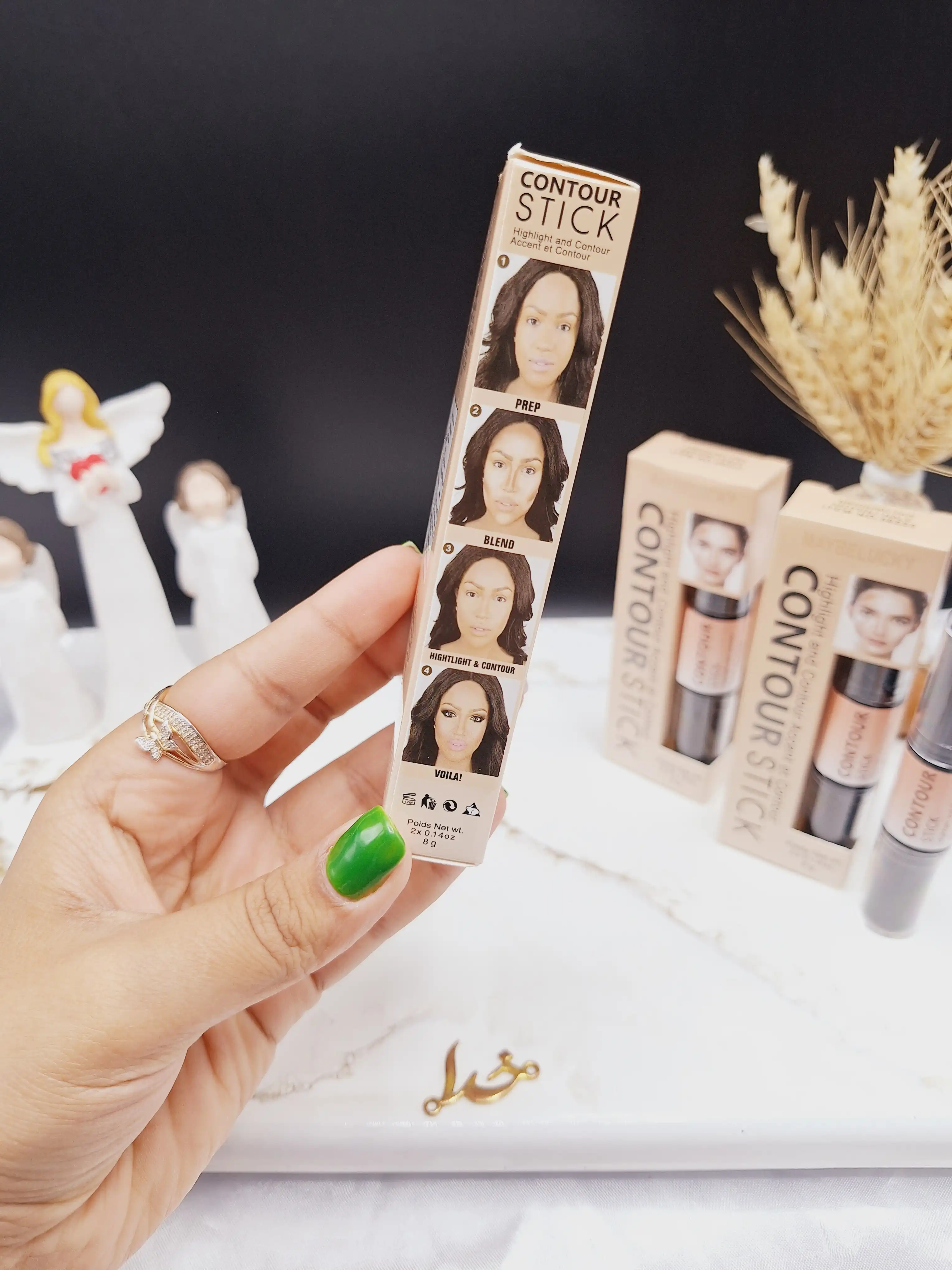کانتور و کانسیلر دو طرفه برند ‏MAYBELUCKY‏ کد 1323