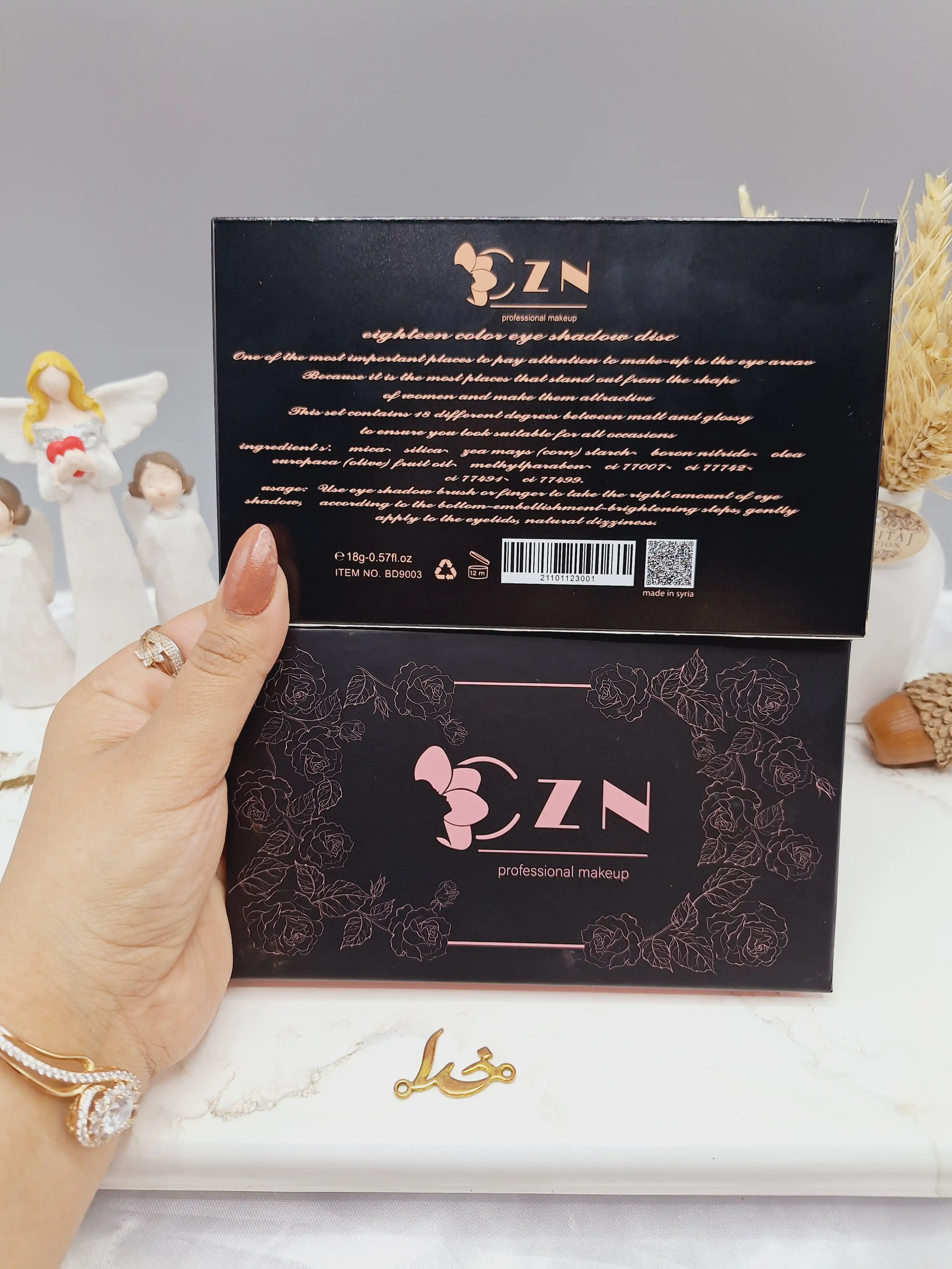 پالت سایه چشم 18 رنگ برند NZ کد BD9003