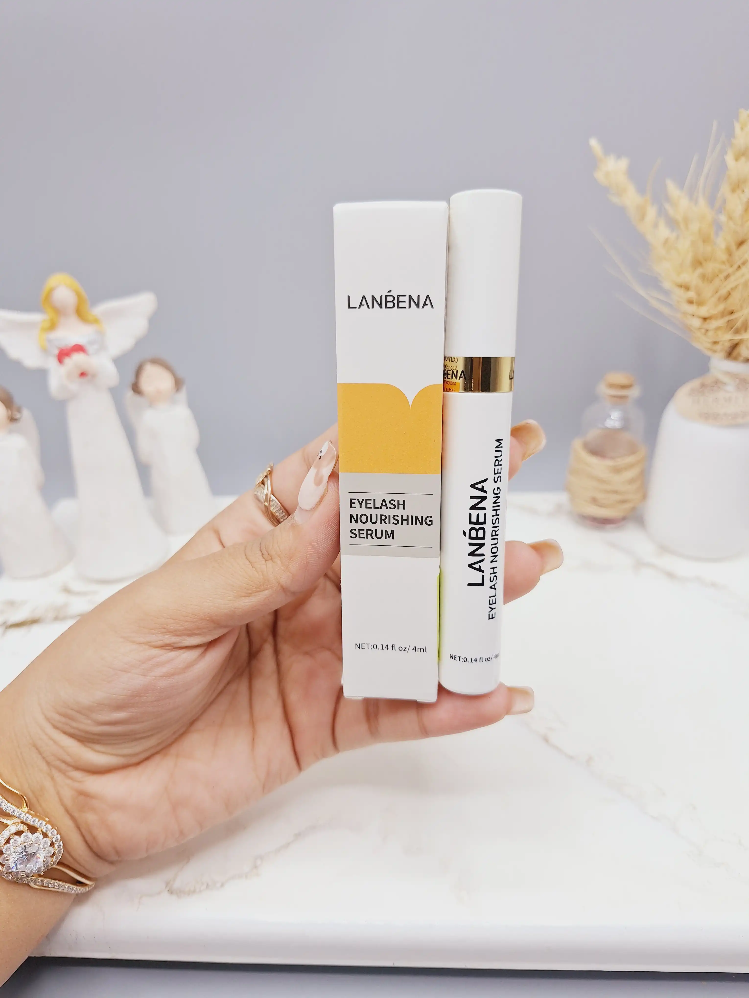 سرم تقویت کننده مژه و ابرو لانبنا LANBENA کد 4104