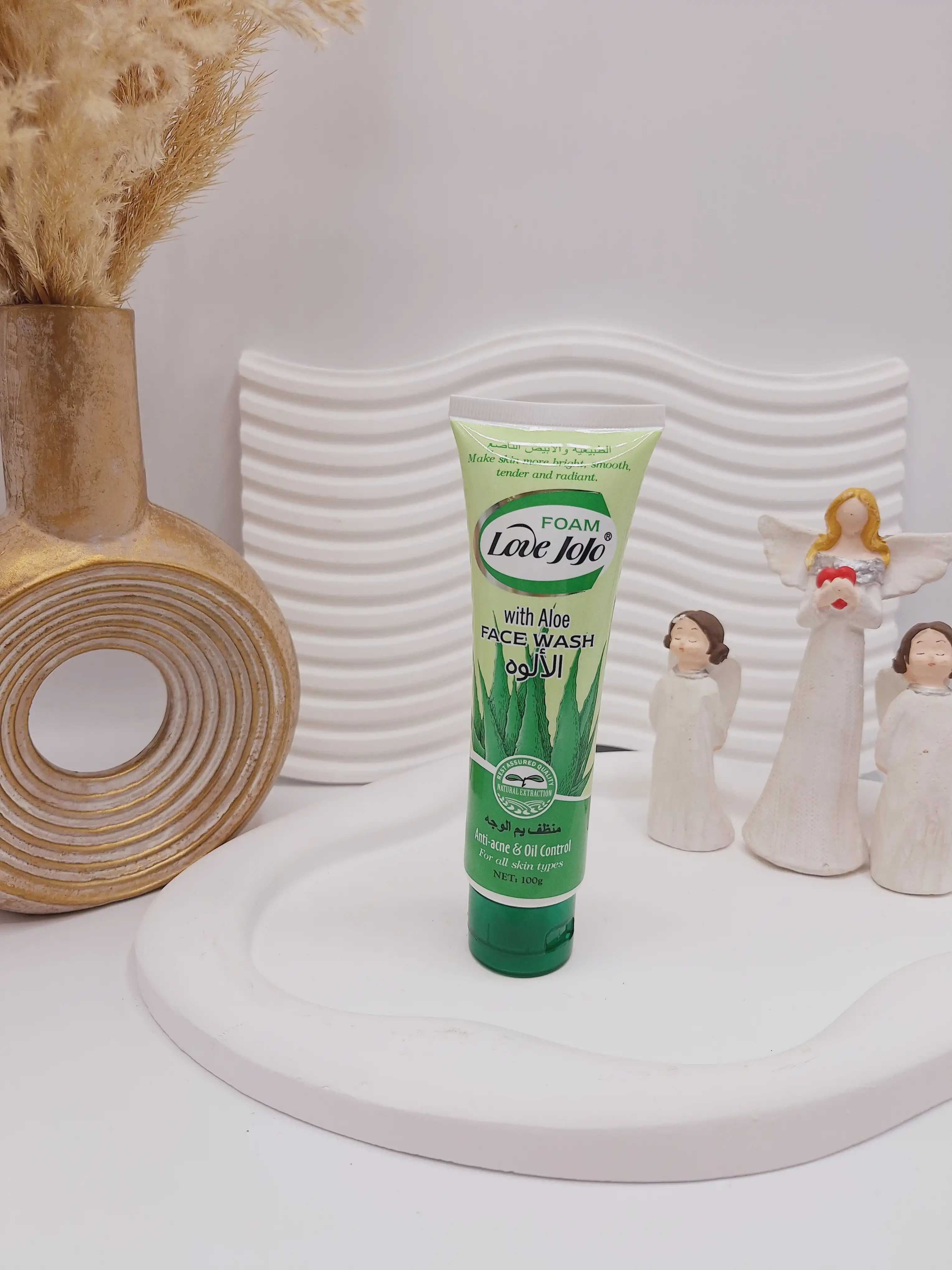 فوم شستشو مرطوب کننده آلوئه ورا برند Lovejojo کد 1852