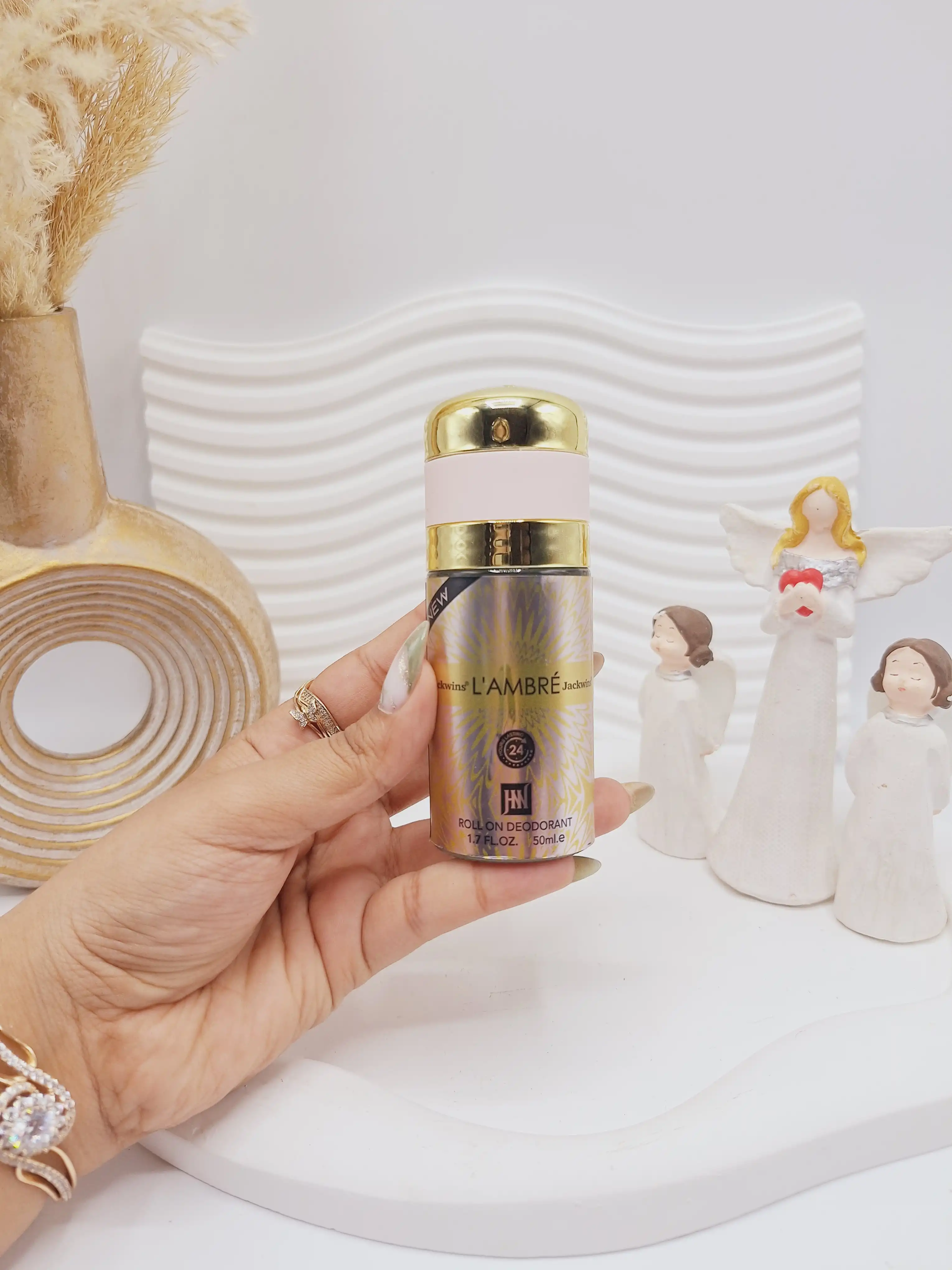مام رولی 24 ساعته 50ml برند L’AMBRE کد 6273