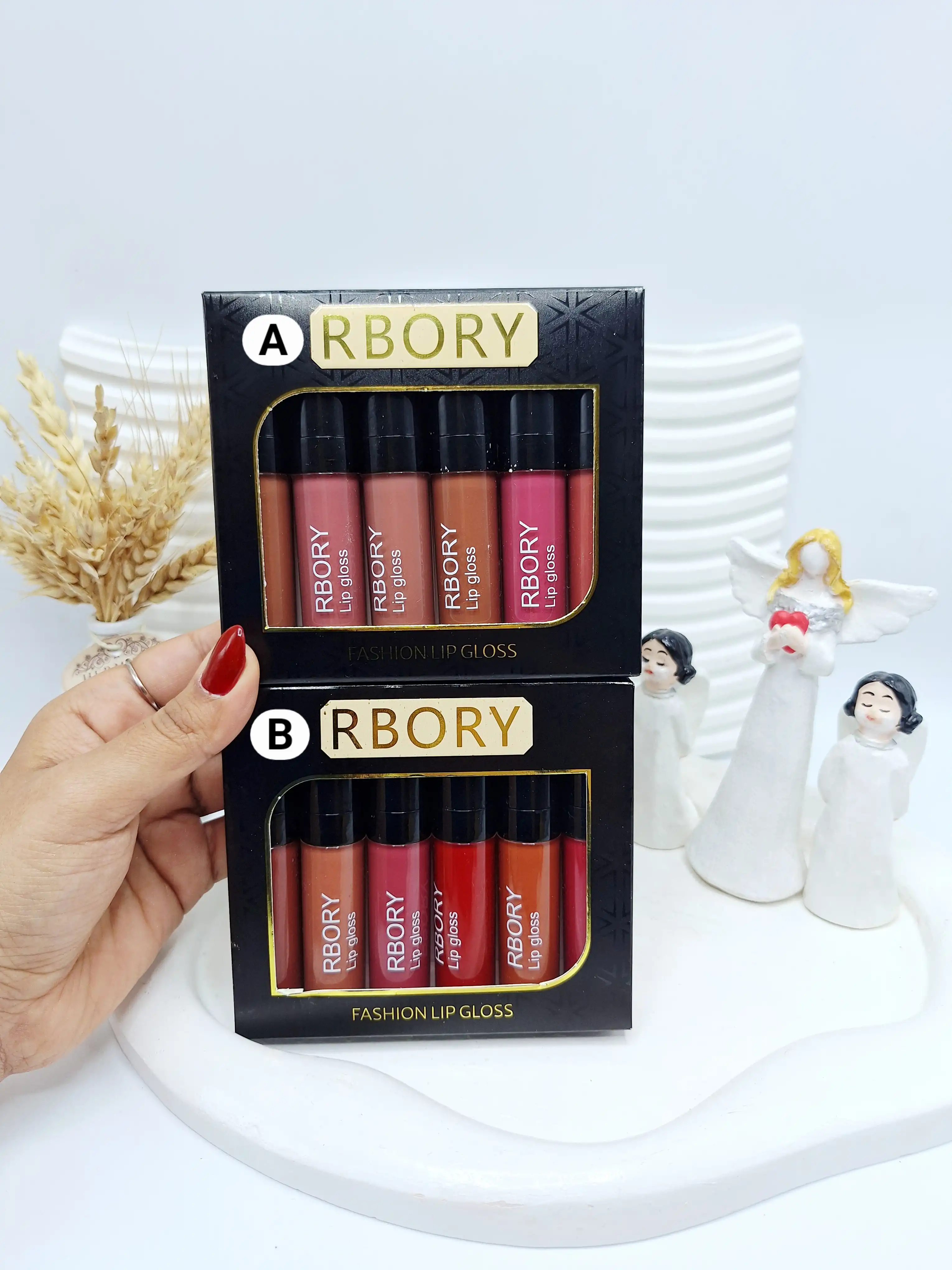 پک 6 تایی رژ مایع اصل RBORY کد 4016
