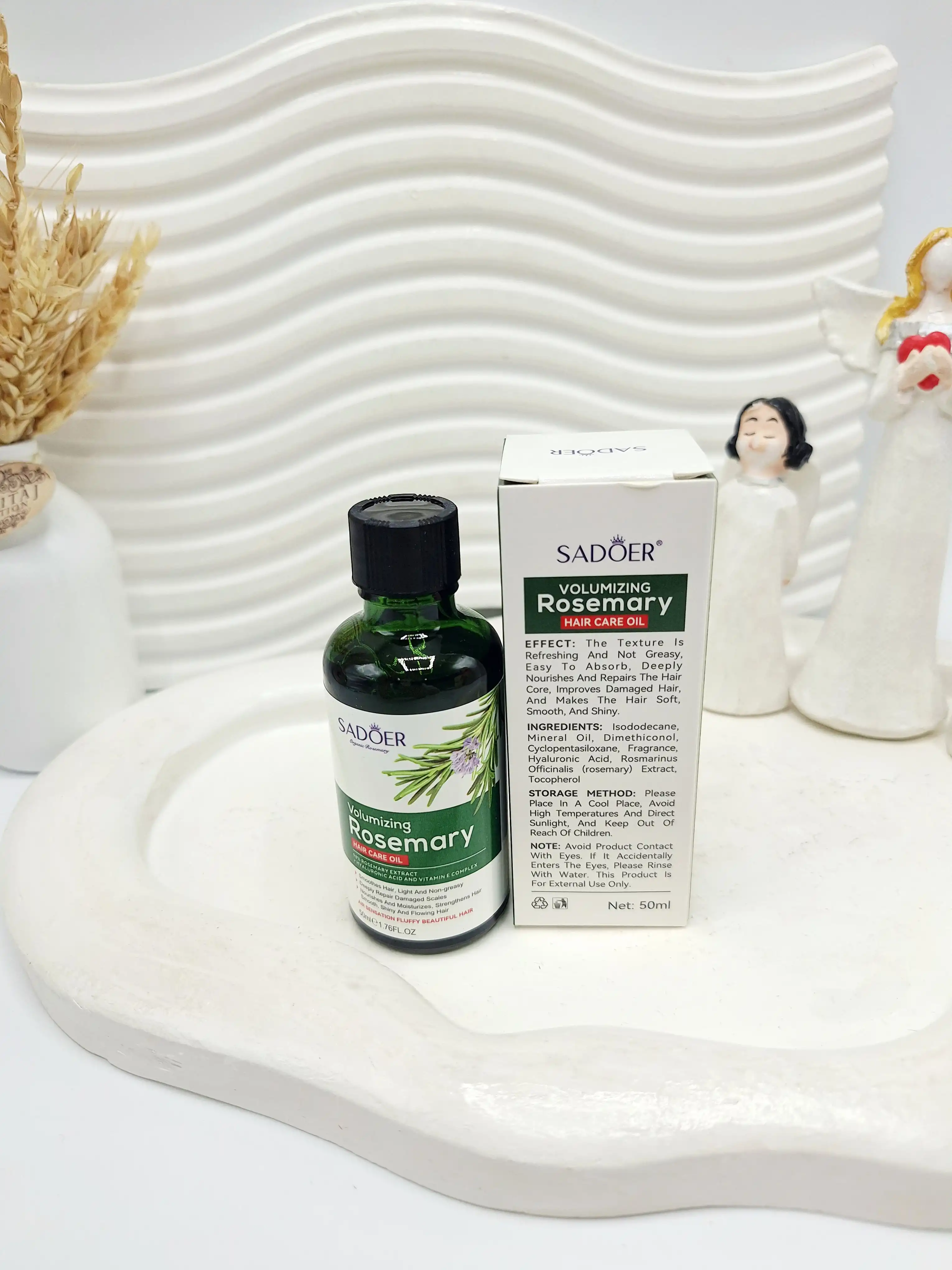 روغن تقویت‌ کننده و حجم‌دهنده مو رزماری سادور Sadoer حجم 50 میل کد0663