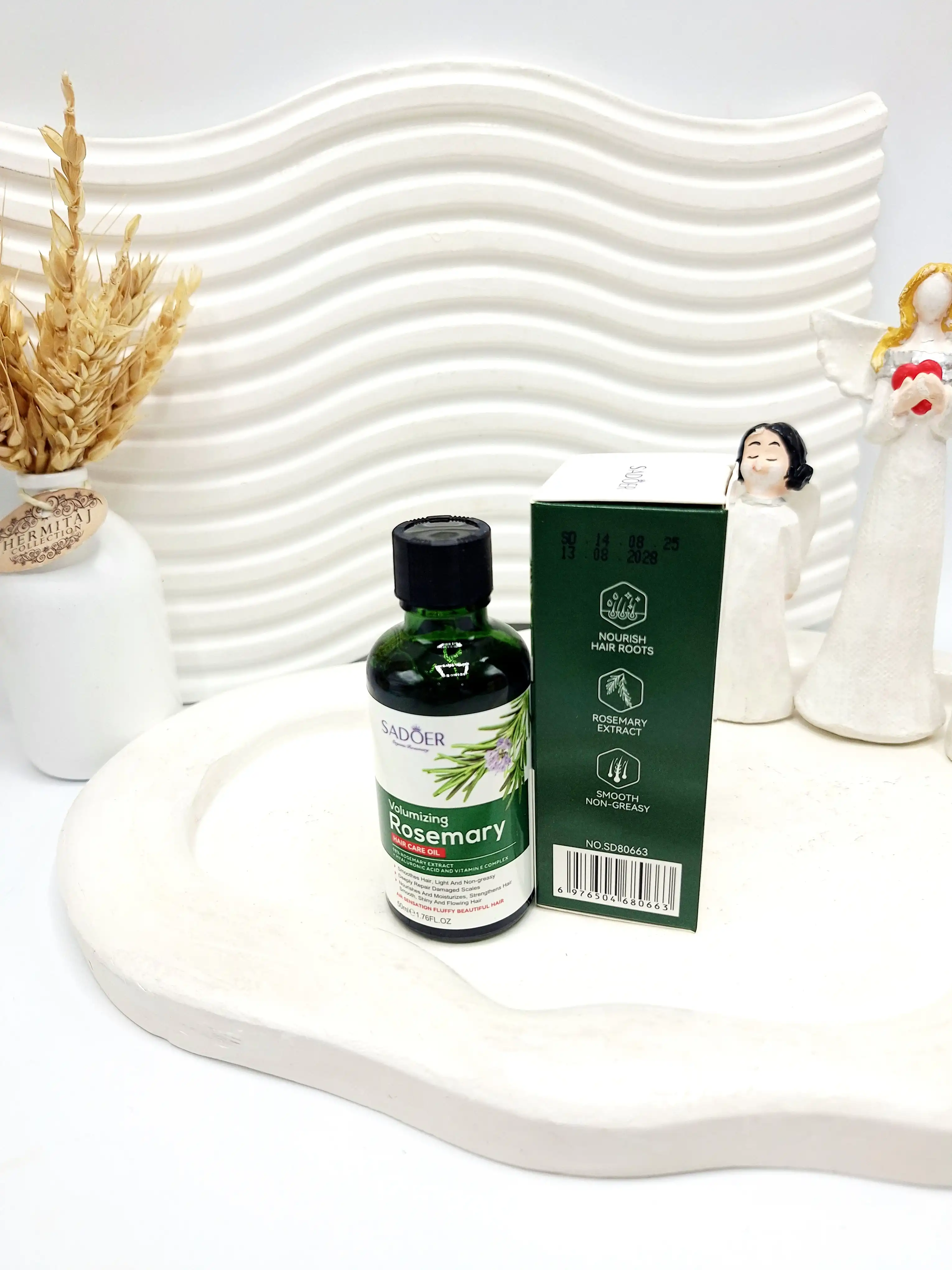 روغن تقویت‌ کننده و حجم‌دهنده مو رزماری سادور Sadoer حجم 50 میل کد0663