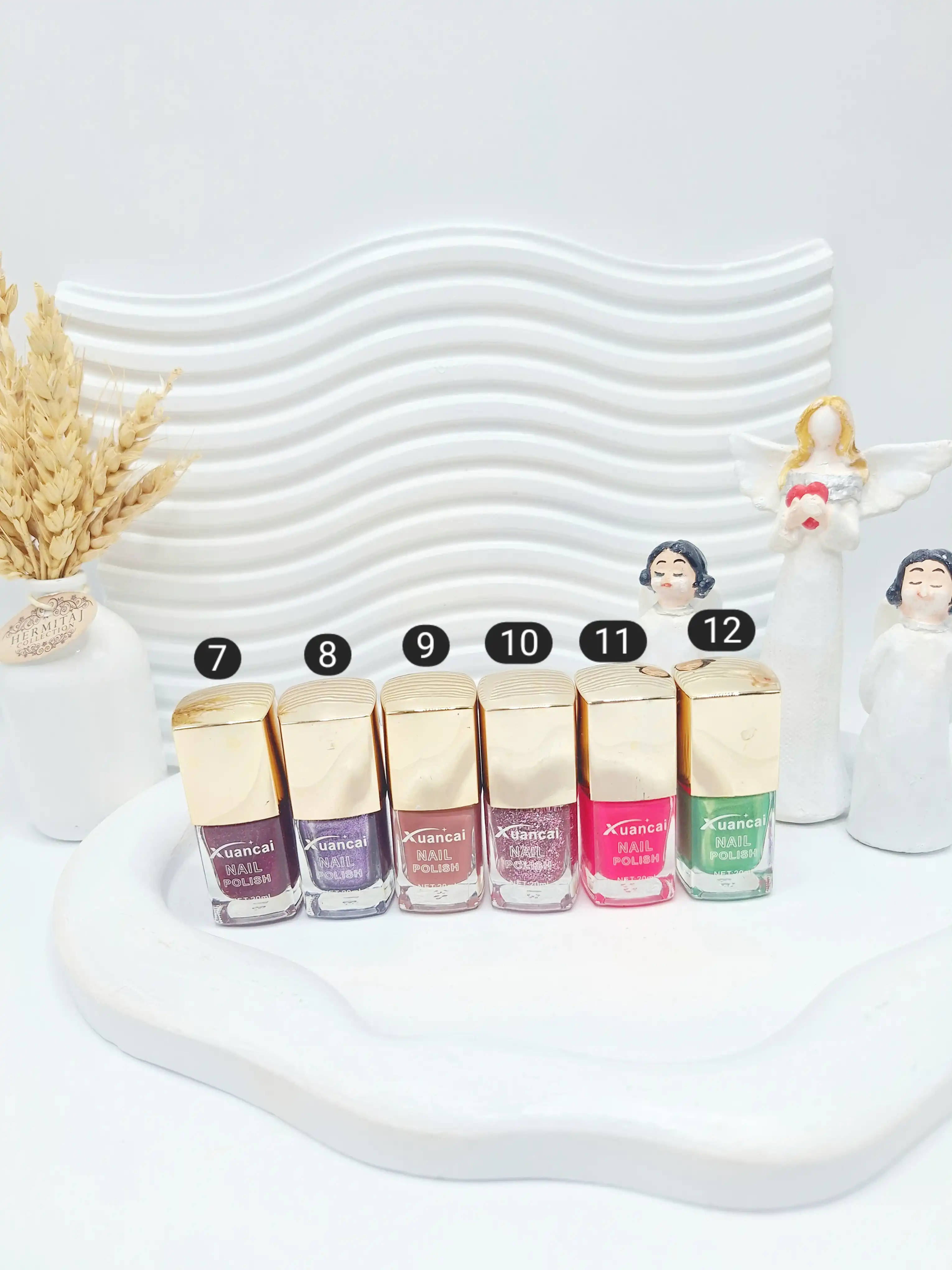 لاک ناخن رنگبندی جذاب برند Xuancai کد 0028