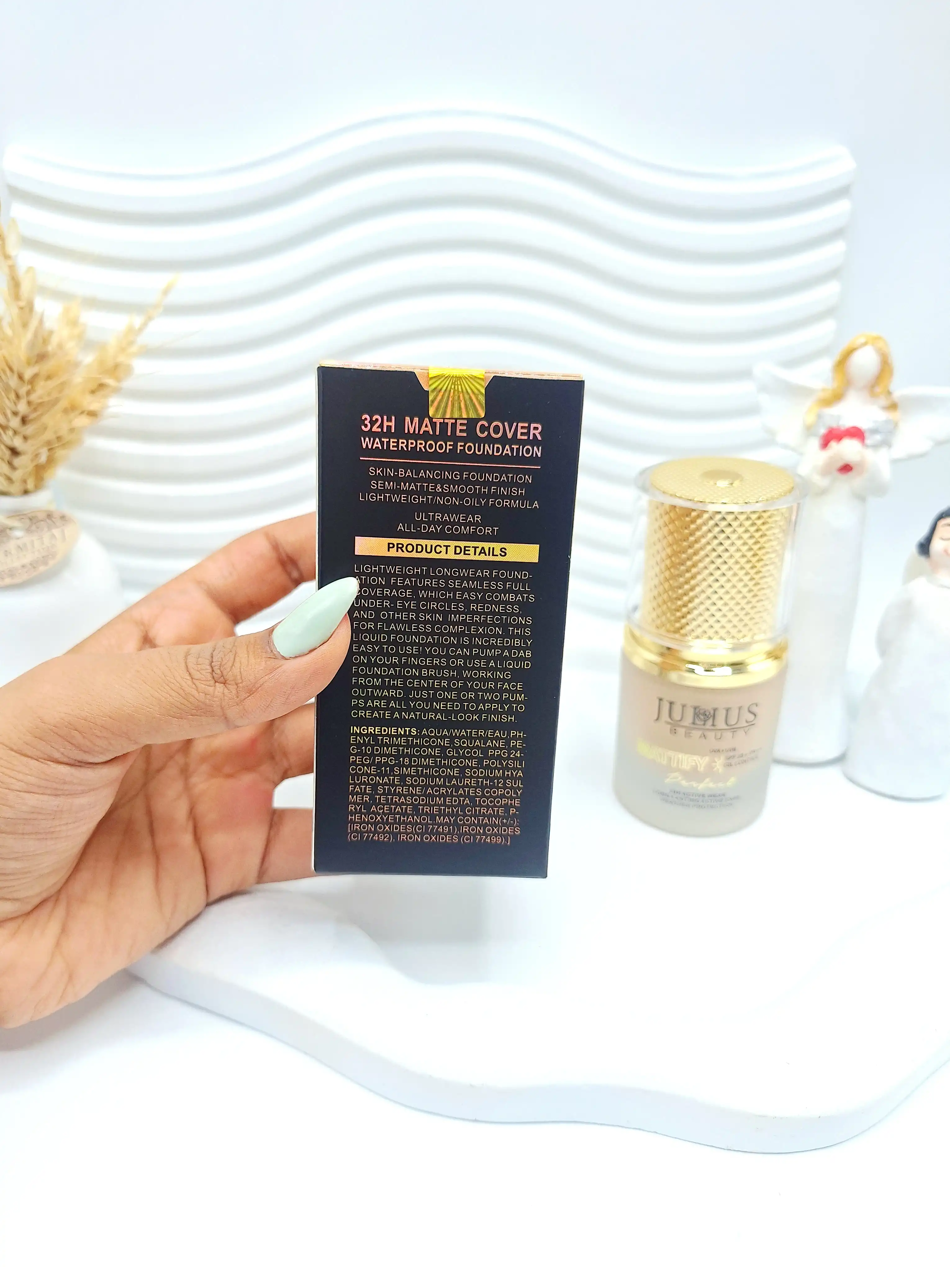 کرم پودر جولیوس پوشش بالا با SPF 25 کد 4803
