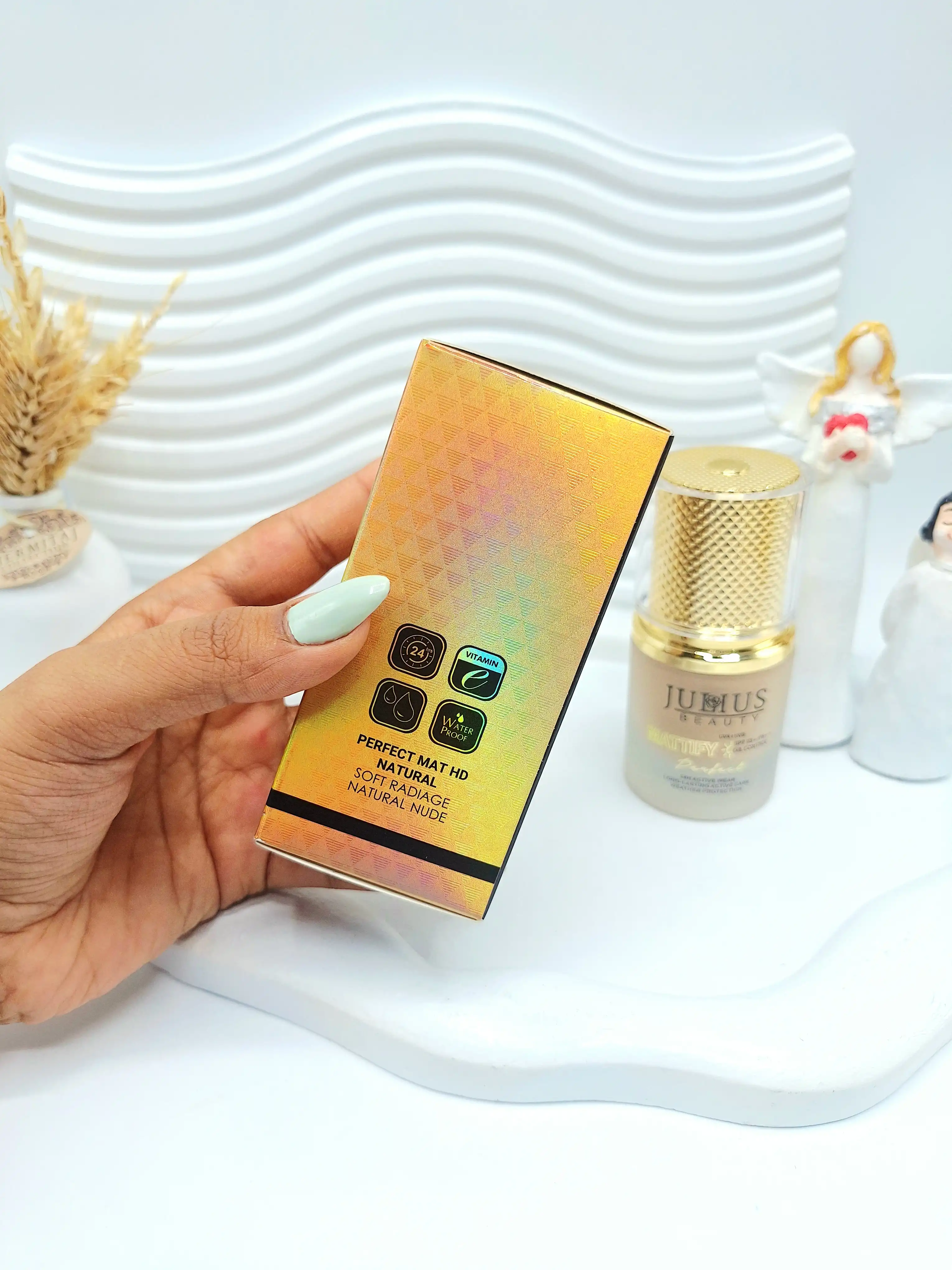 کرم پودر جولیوس پوشش بالا با SPF 25 کد 4803
